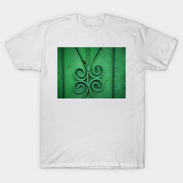 TWISTED STEEL in VIVID GREEN T-Shirt by mister-john